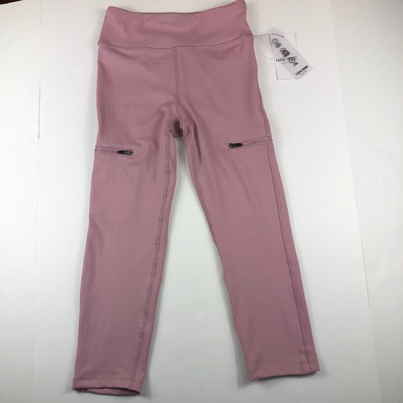 NEW - Nine West Active Pink Leggings with Zip Pockets Athleisure Comfy Gym - Picture 3 of 10